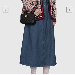 Authentic Gucci GG Marmont matelassé mini bag